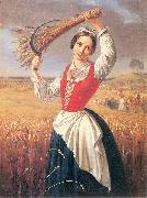 Woman harvester